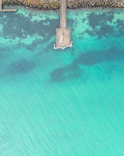 空中沙滩木板路